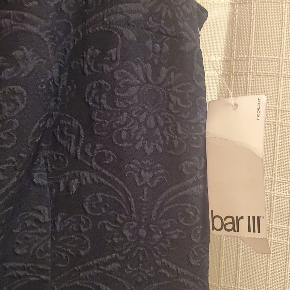 Bar III Navy DRESS WOMENS SIZE XXL Blue Pleated Skirt Lightweight Sleeveless - Picture 7 of 16